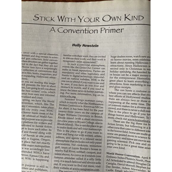 Cemetery Dance #48 Horror Magazine 2004 Richard T Chizmar - Picture 9 of 12